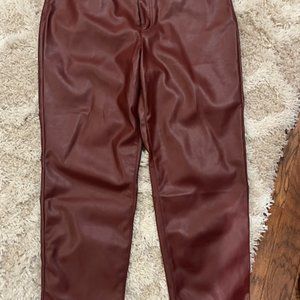 Madewell Faux Leather Pants
